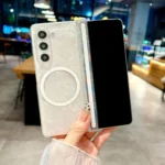 Magnetic Axis Pearlescent Shell Texture MagSafe Phone Case, For Samsung Galaxy Z Fold7 5G, For Samsung Galaxy Z Fold Special, For Samsung Galaxy Z Fold6 5G - Image 3