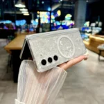 Magnetic Axis Pearlescent Shell Texture MagSafe Phone Case, For Samsung Galaxy Z Fold7 5G, For Samsung Galaxy Z Fold Special, For Samsung Galaxy Z Fold6 5G - Image 7