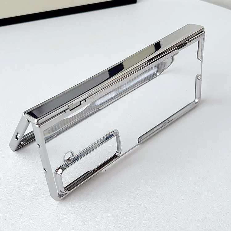 EDA008032701A_4.webp Plating Spring Axis Skin Feel Phone Case, For Samsung Galaxy Z Fold Special - Image 5