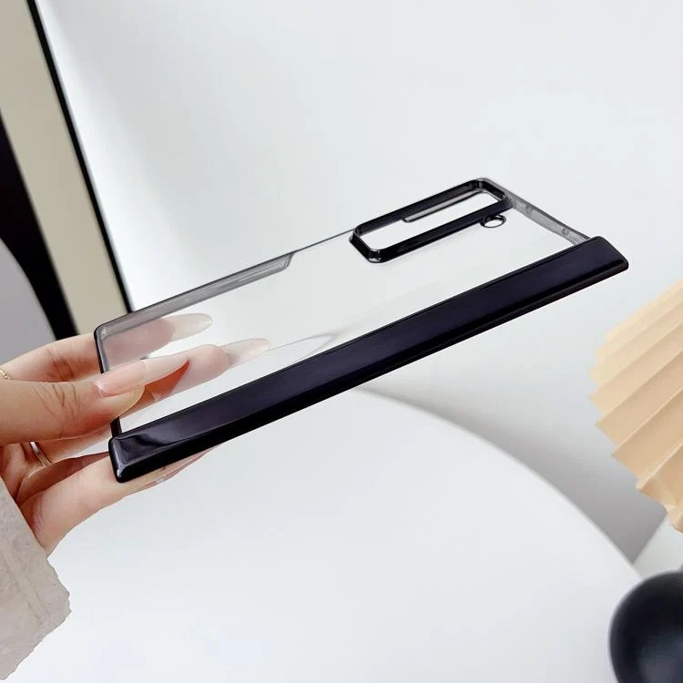 EDA008032701A_6.webp Plating Spring Axis Skin Feel Phone Case, For Samsung Galaxy Z Fold Special - Image 7