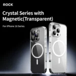ROCK JingDun Series Clear MagSafe PC Hybrid TPU Phone Case, For iPhone 16 Pro Max, For iPhone 16 Pro, For iPhone 16 Plus, For iPhone 16 - Image 2