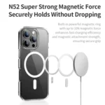 ROCK JingDun Series Clear MagSafe PC Hybrid TPU Phone Case, For iPhone 16 Pro Max, For iPhone 16 Pro, For iPhone 16 Plus, For iPhone 16 - Image 3