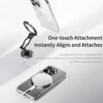 ROCK JingDun Series Clear MagSafe PC Hybrid TPU Phone Case, For iPhone 16 Pro Max, For iPhone 16 Pro, For iPhone 16 Plus, For iPhone 16 - Image 5