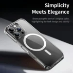 ROCK JingDun Series Clear MagSafe PC Hybrid TPU Phone Case, For iPhone 16 Pro Max, For iPhone 16 Pro, For iPhone 16 Plus, For iPhone 16 - Image 6