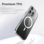 ROCK JingDun Series Clear MagSafe PC Hybrid TPU Phone Case, For iPhone 16 Pro Max, For iPhone 16 Pro, For iPhone 16 Plus, For iPhone 16 - Image 8