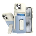 Sliding Card Holder Integrated Phone Case with Kickstand, For iPhone 15, For iPhone 14 / 13