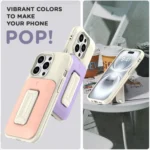 Sliding Card Holder Integrated Phone Case with Kickstand, For iPhone 14 Pro, For iPhone 14 Pro Max - Image 7