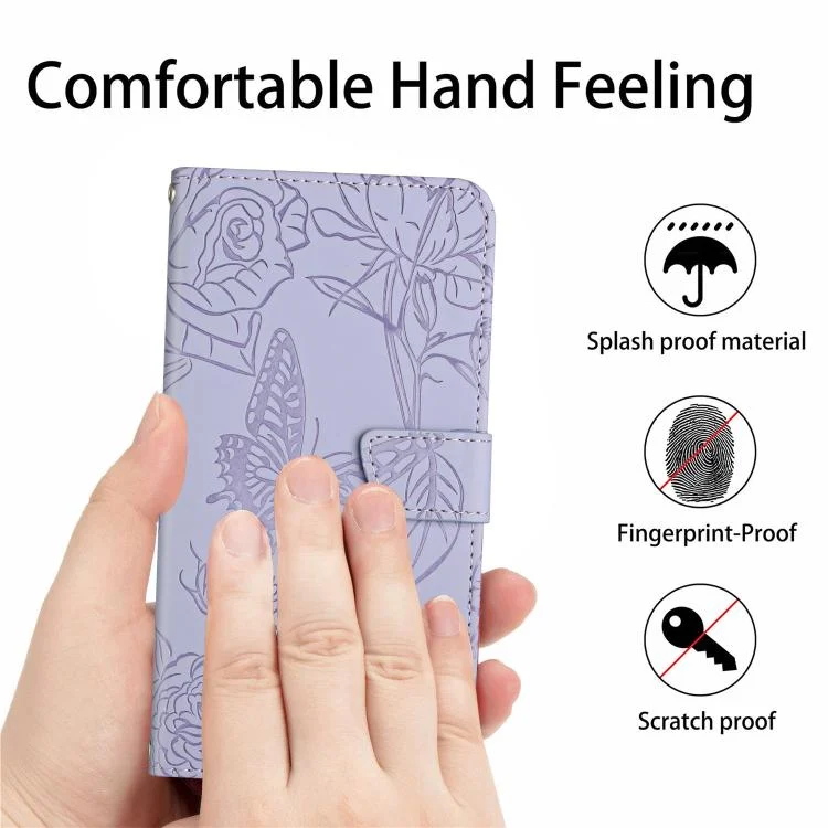 EDA008078101A_4.webp Skin Feel Butterfly Embossed Flip Leather Phone Case, For iPhone 17 Pro Max, For iPhone 17 Pro, For iPhone 17, For iPhone 17 Air - Image 5