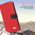 Metal Bow Leather Phone Case with Hand Strap, For iPhone 16 Pro, For iPhone 16 Plus, For iPhone 16 - Image 4