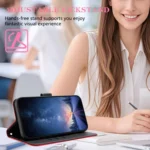 Metal Bow Leather Phone Case with Hand Strap, For iPhone 17 Pro Max, For iPhone 17 Pro, For iPhone 17 - Image 5