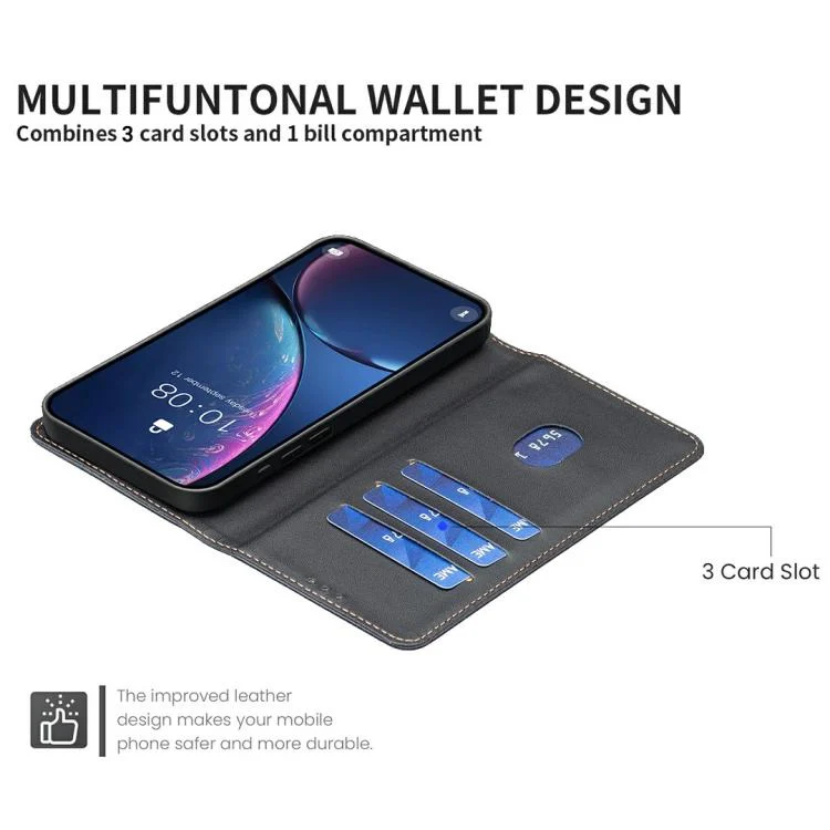 EDA008087101A_7.webp Magnetic Leather Phone Case, For iPhone 17 Pro Max - Image 8