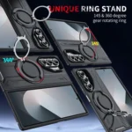 Rotating Ring Holder Magnetic MagSafe Phone Case, For Samsung Galaxy Z Fold7 5G, For Samsung Galaxy Z Flip7 5G - Image 4