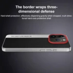 Camera Design Diamond Texture Leather PC Phone Case, For iPhone 16 Pro Max, For iPhone 16 Pro, For iPhone 16, For iPhone 15 Pro Max, For iPhone 15 Pro - Image 7
