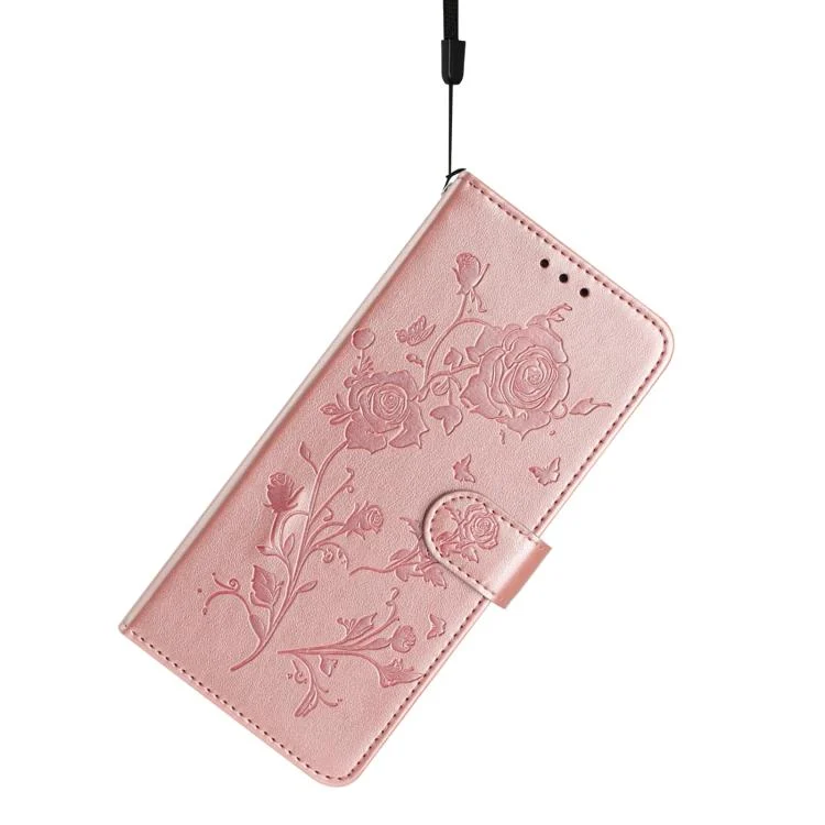 EDA008100801A_6.webp Rose Flower Embossing Pattern Leather Phone Case, For iPhone 17, For iPhone 17 Air - Image 7
