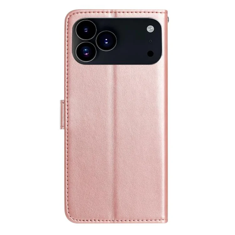 EDA008100804A_2.webp Rose Flower Embossing Pattern Leather Phone Case, For iPhone 17 Pro Max, For iPhone 17 Pro - Image 3