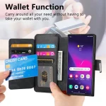 CaseNeo MagSafe RFID Anti-theft Zipper Wallet Retro Leather Phone Case, For Samsung Galaxy S24 Ultra 5G, For Samsung Galaxy S23 5G - Image 8