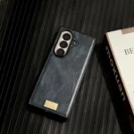 Crazy Horse Texture PU Phone Case, For Samsung Galaxy Z Fold7 5G, For Samsung Galaxy Z Flip7 5G - Image 2