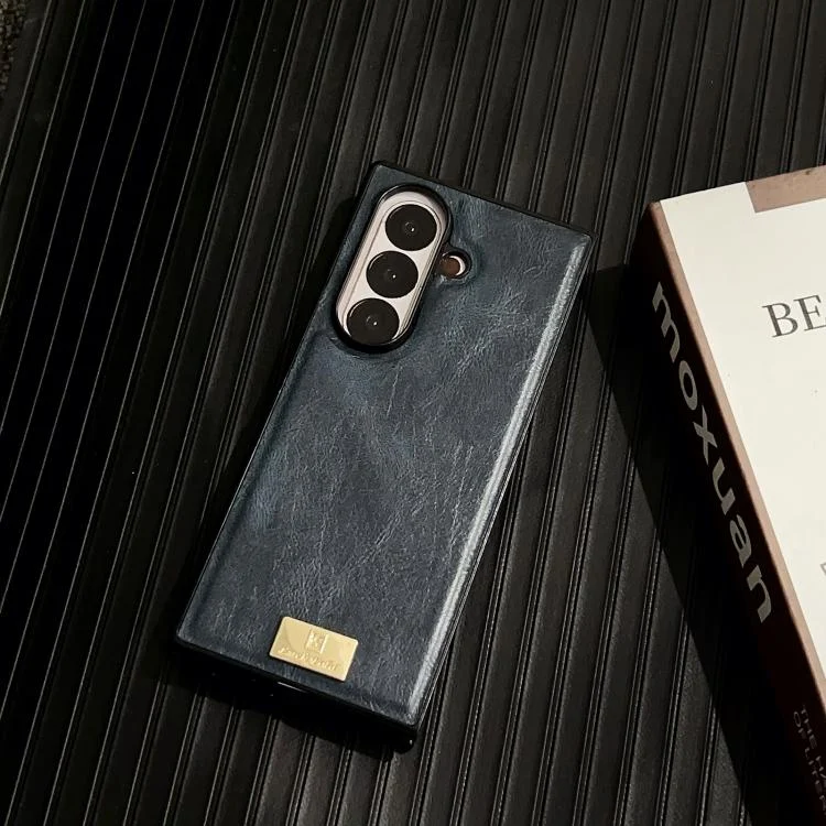 EDA008115002A_1.webp Crazy Horse Texture PU Phone Case, For Samsung Galaxy Z Fold7 5G, For Samsung Galaxy Z Flip7 5G - Image 2