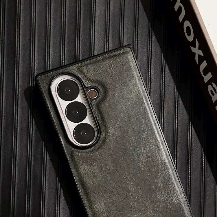 EDA008115002A_2.webp Crazy Horse Texture PU Phone Case, For Samsung Galaxy Z Fold7 5G, For Samsung Galaxy Z Flip7 5G - Image 3