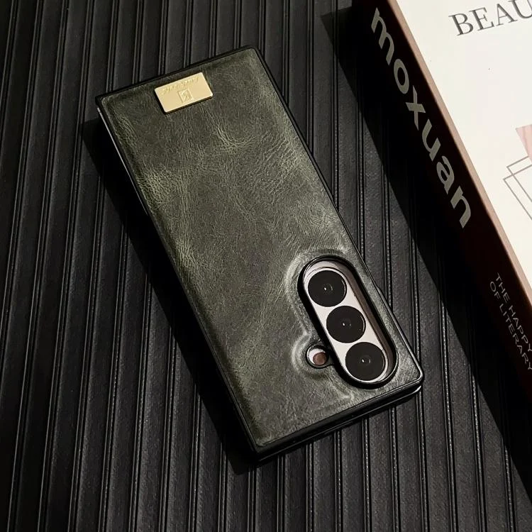 EDA008115002A_4.webp Crazy Horse Texture PU Phone Case, For Samsung Galaxy Z Fold7 5G, For Samsung Galaxy Z Flip7 5G - Image 5