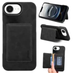 Denior D27 Retro Texture RFID MagSafe Photo Frame Card-slot Phone Case, For iPhone 16e, For iPhone 16 Pro Max, For iPhone 16 Pro, For iPhone 16 Plus, For iPhone 16, For iPhone 15 Pro Max