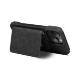 Denior D27 Retro Texture RFID MagSafe Photo Frame Card-slot Phone Case, For iPhone 16e, For iPhone 16 Pro Max, For iPhone 16 Pro, For iPhone 16 Plus, For iPhone 16, For iPhone 15 Pro Max - Image 4