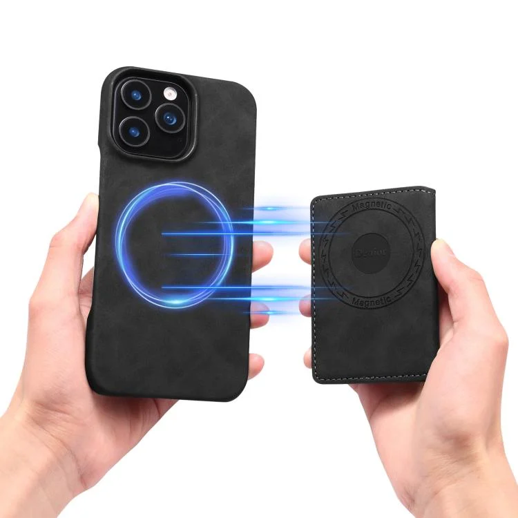 EDA008118214A_4.webp Denior D27 Retro Texture RFID MagSafe Photo Frame Card-slot Phone Case, For iPhone 16e, For iPhone 16 Pro Max, For iPhone 16 Pro, For iPhone 16 Plus, For iPhone 16, For iPhone 15 Pro Max - Image 5