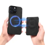 Denior D28 Retro Texture RFID MagSafe Vertical Flip Card-slot Phone Case, For iPhone 14 Pro Max, For iPhone 13 Pro Max, For iPhone 13 Pro - Image 5