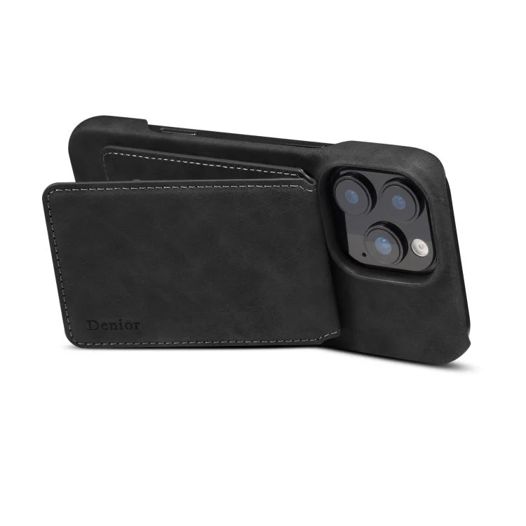 EDA008118308A_3.webp Denior D28 Retro Texture RFID MagSafe Vertical Flip Card-slot Phone Case, For iPhone 15 Pro, For iPhone 15 Plus, For iPhone 15, For iPhone 14 Plus, For iPhone 14 / 13, For iPhone 14 Pro - Image 4