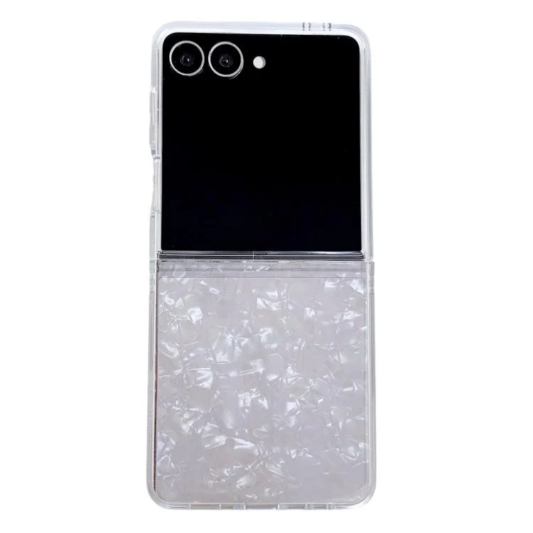 Pearlescent Shell Texture Phone Case, For Samsung Galaxy Z Flip7