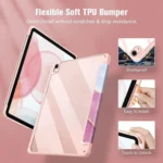 Marble Pattern Crystal Acrylic Smart Tablet Leather Case with Pen Slot, For Samsung Galaxy Tab S9 Ultra, For Samsung Galaxy Tab S8+ / S7+, For Samsung Galaxy Tab S8 / S7... - Image 3
