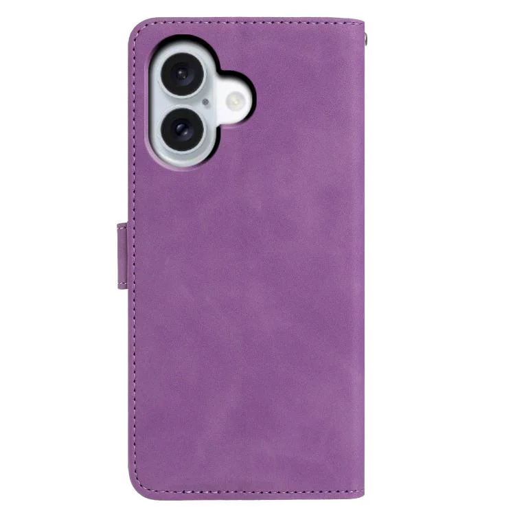 EDA008121601A_2.webp Moonlit Butterfly Dance Pattern Embossed Leather Phone Case, For iPhone 17, For iPhone 17 Air - Image 3