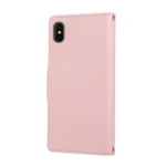 Round Buckle Zipper Wallet Leather Phone Case with Crossbody Strap, For iPhone X / XS, For iPhone XR, For iPhone XS Max, For iPhone 7 Plus / 8 Plus - Image 3