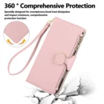 Round Buckle Zipper Wallet Leather Phone Case with Crossbody Strap, For iPhone X / XS, For iPhone XR, For iPhone XS Max, For iPhone 7 Plus / 8 Plus - Image 4