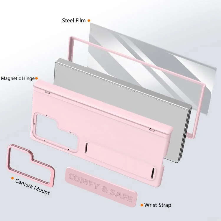 EDA008133604A_8.webp Film Integrated Lens Frame Bracket Phone Case with Wristband, For Samsung Galaxy Z Fold7, For Samsung Galaxy Z Fold6, For Samsung Galaxy Z Fold5 - Image 9