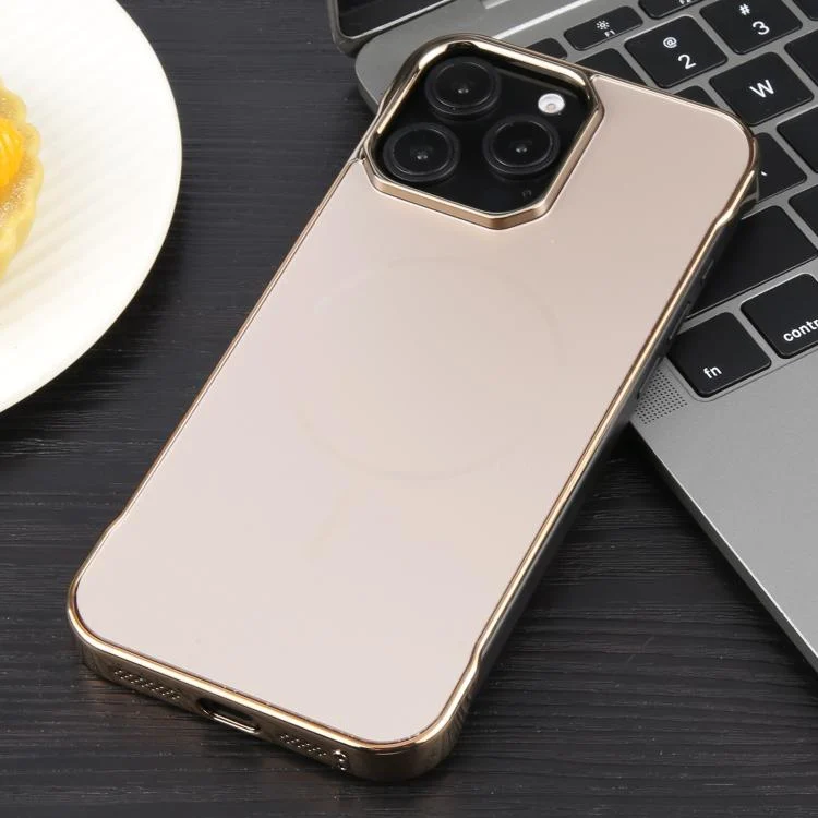 EDA008140707A_1.webp Electroplating Frameless Frosted Anti-Glare PC MagSafe Phone Case, For iPhone 15 Pro, For iPhone 15 Plus / 14 Plus, For iPhone 15, For iPhone 14 / 13, For iPhone 14 Pro - Image 2