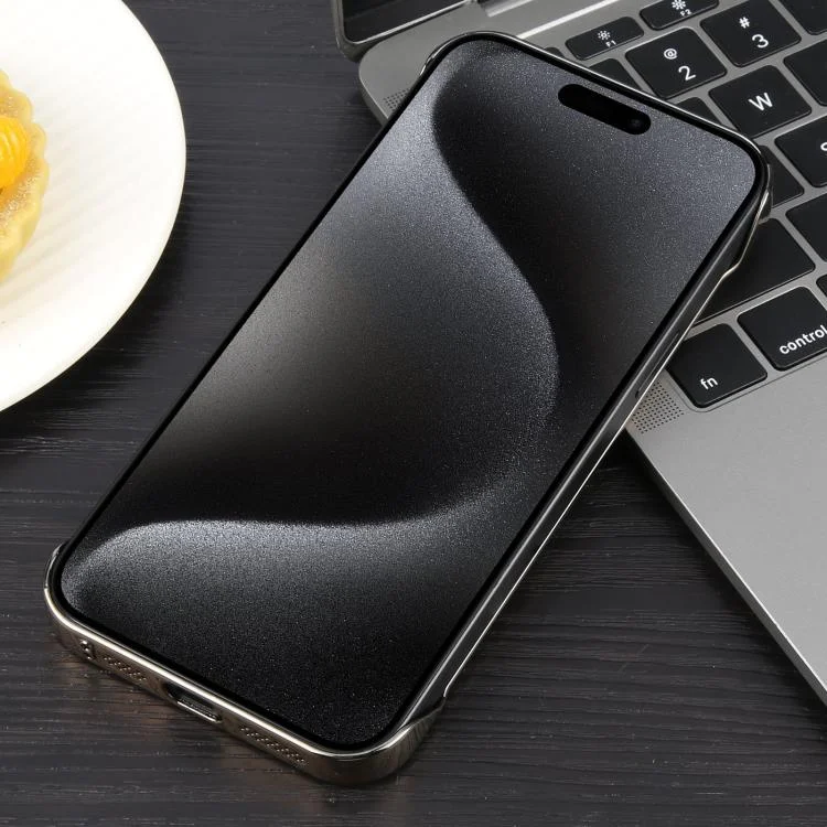 EDA008140707A_2.webp Electroplating Frameless Frosted Anti-Glare PC MagSafe Phone Case, For iPhone 15 Pro, For iPhone 15 Plus / 14 Plus, For iPhone 15, For iPhone 14 / 13, For iPhone 14 Pro - Image 3