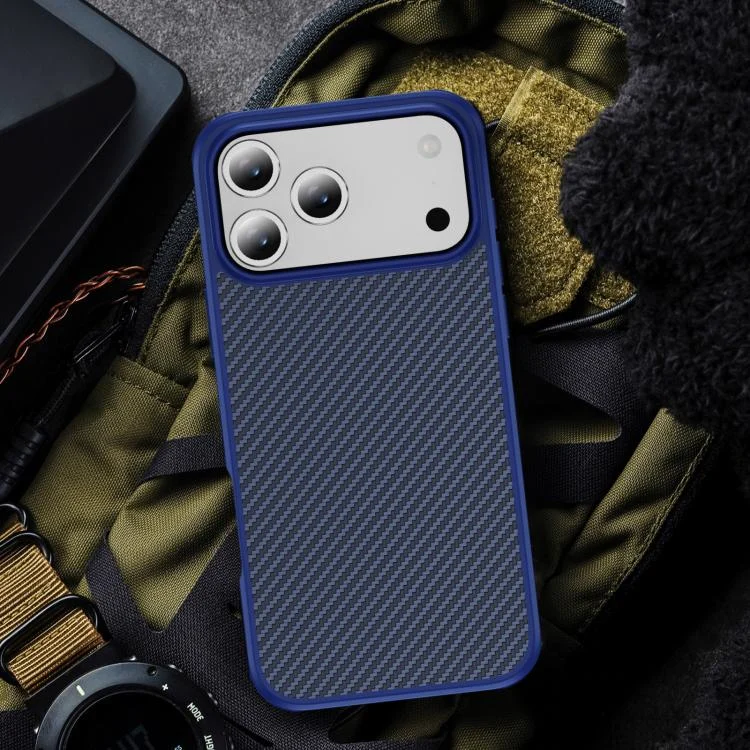 EDA008142203A_5.webp Carbon Fiber Texture Skin-feel Acrylic TPU Phone Case, For iPhone 17 Pro Max, For iPhone 17 Pro, For iPhone 17 Air, For iPhone 16 Pro Max, For iPhone 16 Pro - Image 6