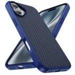Carbon Fiber Texture Skin-feel Acrylic TPU Phone Case, For iPhone 16 Plus, For iPhone 16, For iPhone 15 Pro Max, For iPhone 15 Pro, For iPhone 15 Plus - Image 2