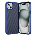 Carbon Fiber Texture Skin-feel Acrylic TPU Phone Case, For iPhone 15, For iPhone 14 Pro, For iPhone 14 Pro Max