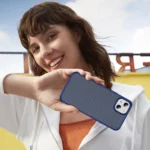 Carbon Fiber Texture Skin-feel Acrylic TPU Phone Case, For iPhone 15, For iPhone 14 Pro, For iPhone 14 Pro Max - Image 7