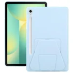 Folding Magnetic Holder Acrylic Leather Back Tablet Case, For Samsung Galaxy Tab S10 FE / S9, For Samsung Galaxy Tab S10+ / S9+