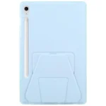 Folding Magnetic Holder Acrylic Leather Back Tablet Case, For Samsung Galaxy Tab S10 FE / S9, For Samsung Galaxy Tab S10+ / S9+ - Image 3