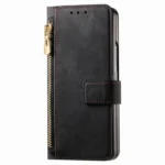 Retro MagSafe Magnetic Zipper Wallet Leather Phone Case, For Samsung Galax Z Fold7 5G - Image 2