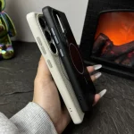 Thin Circle MagSafe Litchi Grain TPU Phone Case, For Samsung Galaxy S25 Ultra 5G - Image 4