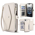 Multifunctional Wallet Detachable Leather Phone Case with Lanyard, For iPhone 16e, For iPhone 16 Pro Max, For iPhone 16 Pro