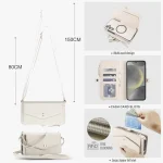 Multifunctional Wallet Detachable Leather Phone Case with Lanyard, For Samsung Galaxy S24+ 5G, For Samsung Galaxy S24 5G, For Samsung Galaxy S23 Ultra 5G - Image 7
