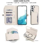 Multifunctional Wallet Detachable Leather Phone Case with Lanyard, For Samsung Galaxy S22+ 5G, For Samsung Galaxy S22 5G, For Samsung Galaxy S21 FE 5G - Image 4