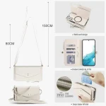 Multifunctional Wallet Detachable Leather Phone Case with Lanyard, For Samsung Galaxy S22+ 5G, For Samsung Galaxy S22 5G, For Samsung Galaxy S21 FE 5G - Image 7