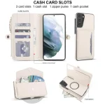 Multifunctional Wallet Detachable Leather Phone Case with Lanyard, For Samsung Galaxy S21 5G, For Samsung Galaxy S21+ 5G, For Samsung Galaxy S21 Ultra 5G - Image 4